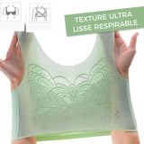 Soutien-gorge confort en soie de glace ultra-mince taille plus