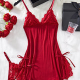 Lingerie Sexy Profond Décolleté En V