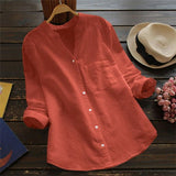 Aloyse | Chemise décontractée en lin et coton pour femme