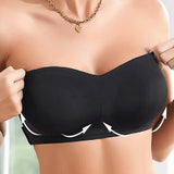 Soutien-Gorge Sans Bretelles Et Sans Armatures Avec Fermeture Latérale Croisée