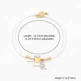 Cœur Initial Charme Lien Branché Bracelet