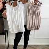 Débardeur Soutien-Gorge Intégré Encolure En U Casual