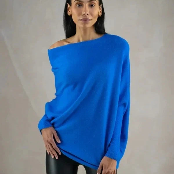 Amaris | Pull oversize à col convertible pour femme