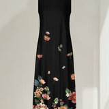 Robe sans manches imprimée