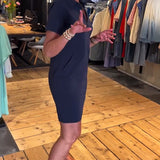 Robe Revers Fermeture éclair