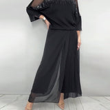 Blouse Maillage Éclaté Loose
