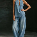 Set Mode Col Halter Jean