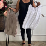 Débardeur Soutien-Gorge Intégré Encolure En U Casual