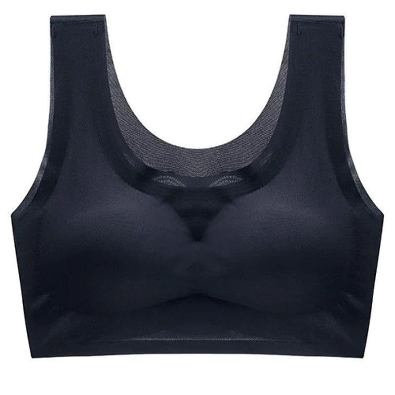 Soutien-gorge confort en soie de glace ultra-mince taille plus