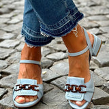 Azzurra | Sandales à motif marin