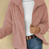 Elif | Manteau en peluche au style décontracté et confortable pour femme