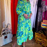 Robes avec coupe ample, imprimés et poches
