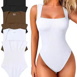 Body débardeur sans manches de couleur unie