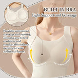 Bra Femmes Maillots De Corps Thermiques Avec Intégré
