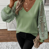 Pull Col En V Tendance Ajouré