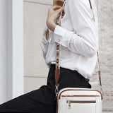 Sac bandoulière zippé multifonctionnel