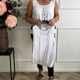 Débardeur Soutien-Gorge Intégré Encolure En U Casual