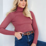 Solene | Pull col roulé classique pour femme