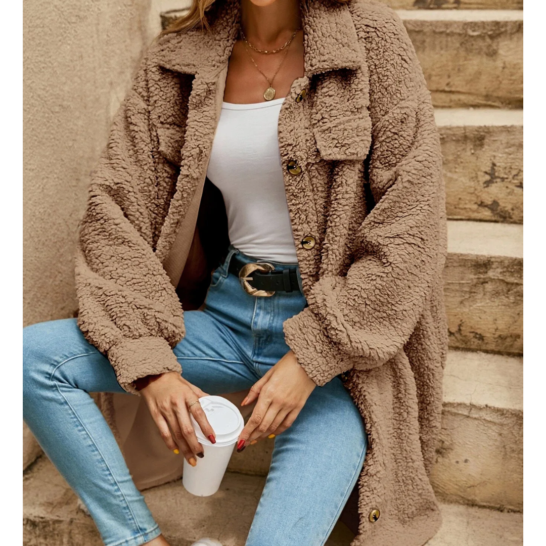 Amathis | Manteau cardigan confortable et élégant pour femme