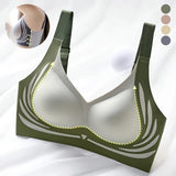 Soutien-gorge push-up sans armatures liftant anti-relâchement