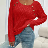 Pull Uni Manches Raglan Boucle Point De Câble