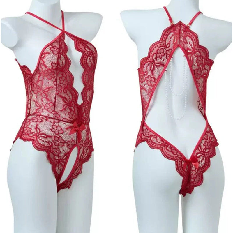 Lingerie Dentelle Sans Dos Une Pièce
