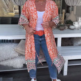 Manteau de plage de vacances imprimé à la mode