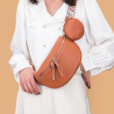 Sac à bandoulière en cuir pour femme