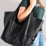 Sacs à main en cuir grande capacité pour femme