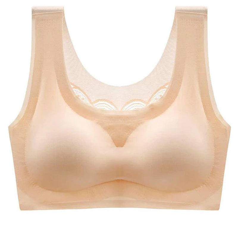 Soutien-gorge confort en soie de glace ultra-mince taille plus