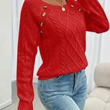 Pull Uni Manches Raglan Boucle Point De Câble