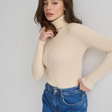 Solene | Pull col roulé classique pour femme