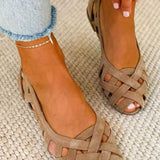 Sandales d'été en tricot