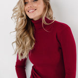 Solene | Pull col roulé classique pour femme