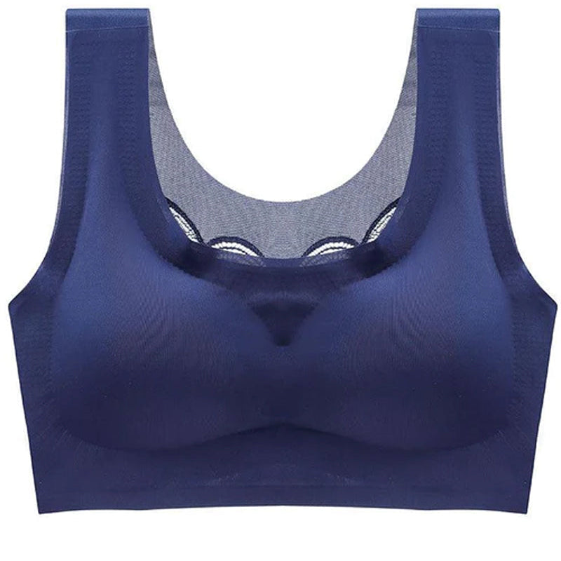 Soutien-gorge confort en soie de glace ultra-mince taille plus