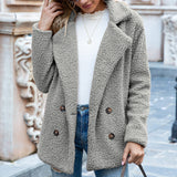 Vicky | Manteau en peluche décontracté au look élégant pour femme