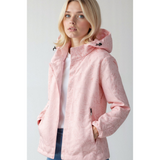 Renata | Veste coupe-vent à capuche avec fermeture éclair frontale pour femme