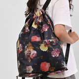 Sac à bandoulière avec cordon de serrage de style ethnique