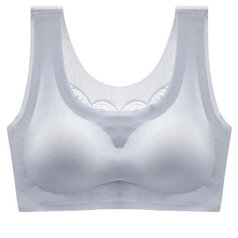 Soutien-gorge confort en soie de glace ultra-mince taille plus