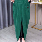 Pantalons Skinny Extensibles Unis