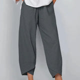 Cinzia | Pantalon large en lin pour femme