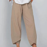 Cinzia | Pantalon large en lin pour femme