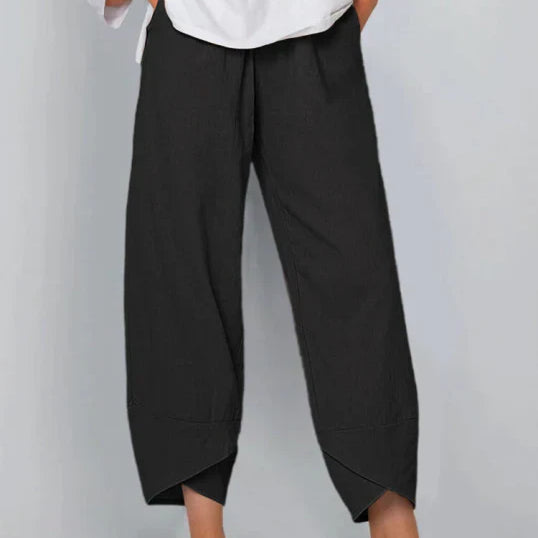 Cinzia | Pantalon large en lin pour femme
