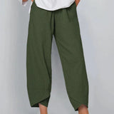 Cinzia | Pantalon large en lin pour femme