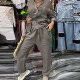 Costume Col Montant Poche Décontracté