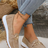 Emelia | Mocassins Plat avec Boucle