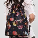 Sac à bandoulière avec cordon de serrage de style ethnique