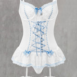 Lingerie Sexy En Dentelle Avec Nœud