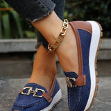 Emelia | Mocassins Plat avec Boucle