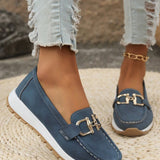 Emelia | Mocassins Plat avec Boucle